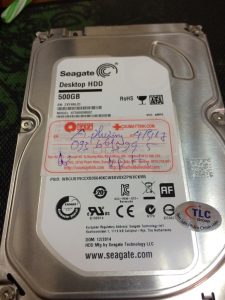 Cứu dữ liệu ổ cứng Seagate 500GB lỗi cơ 06.03