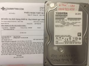 Khôi phục dữ liệu ổ cứng Toshiba lỗi đầu đọc 16.03