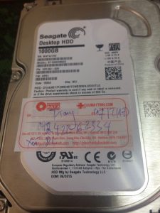 phục hồi dữ liệu ổ cứng Seagate 1TB yêu cầu format