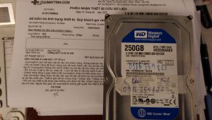 Khôi phục dữ liệu ổ cứng Western 250GB bad 12.05