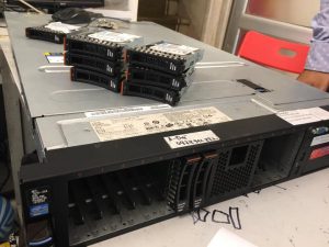 Khôi phục dữ liệu máy chủ IBM X3650 M4 raid 10 với 8HDD 600GB SAS lỗi vật lý cho công ty Nhựa Đông Á