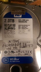 Phục hồi dữ liệu ổ cứng Western 2TB mất dữ liệu 07.07