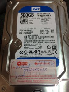 Phục hồi dữ liệu ổ cứng Western 500GB bad 28.06