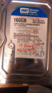 Cứu dữ liệu ổ cứng Western 160GB sốc điện lỗi mạch lỗi đầu từ 04.08
