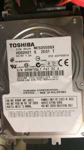 Cứu dữ liệu ổ cứng Toshiba 500GB mất dữ liệu 24.11