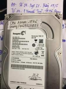 Khôi phục dữ liệu ổ cứng Seagate 500GB không nhận tại Hà Giang 18.11