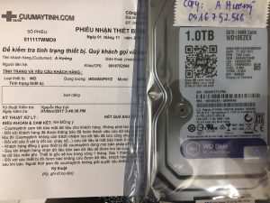 Khôi phục dữ liệu ổ cứng Western 4TB bad nặng 31.10
