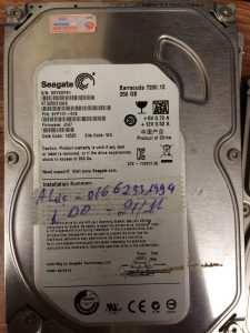 Phục hồi dữ liệu ổ cứng Seagate 250GB không nhận 23.11