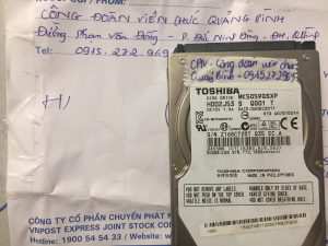 Khôi phục dữ liệu ổ cứng Toshiba 500GB lỗi đầu đọc tại Quảng Bình 30.11