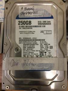 Phục hồi dữ liệu ổ cứng Western 250GB bad 13.01