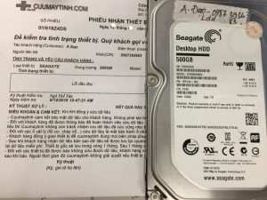 Phục hồi dữ liệu ổ cứng Seagate 500GB lỗi đầu đọc 13.07