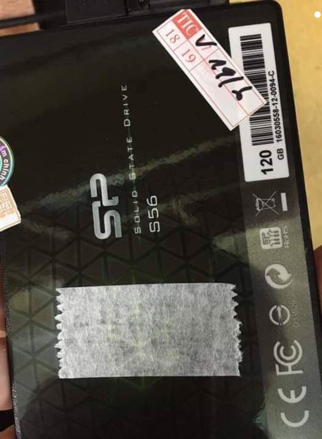 Cứu dữ liệu ổ cứng SSD 120GB không nhận 14/01/2019 - cuumaytinh