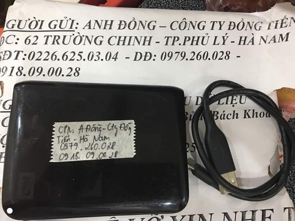 Phục hồi dữ liệu ổ cứng Western 1TB lỗi cơ tại Hà Nam 25/09/2019  - cuumaytinh