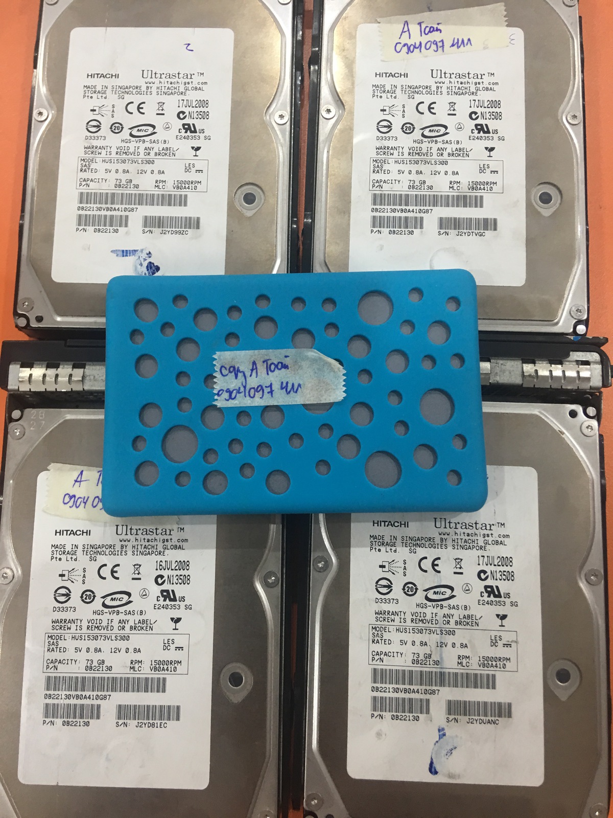 Phục hồi dữ liệu Server với 4HDDx73GB hỏng Card Raid 26/05/2020 - cuumaytinh