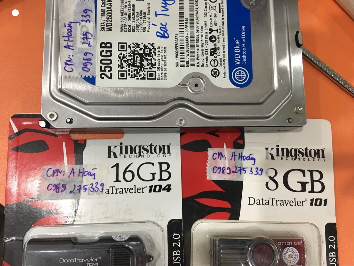 Khôi phục dữ liệu ổ cứng Western 250GB lỗi cơ 01/09/2020 - cuumaytinh