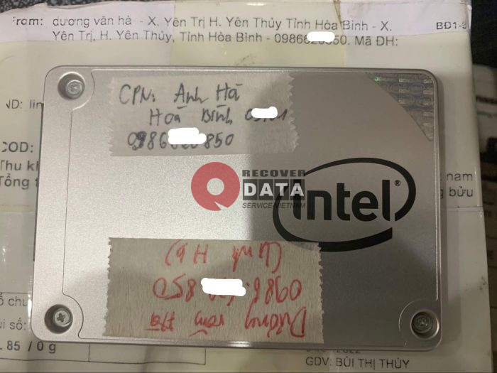 Lay du lieu o cung SSD Intell 240GB khong nhan tai Hoa Binh 06.01.2022