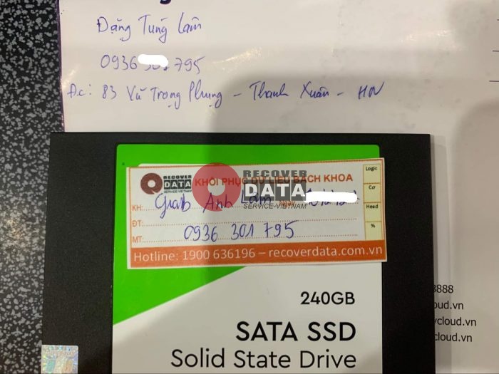 Lay du lieu o cung WD SSD 240GB khong nhan 12.02.2022